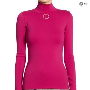 NWT Stella McCartney Top Ring Knit Turtleneck Pullover‎ Sz 44 M Designer Luxury